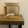 Ceramic wooden Aroma reed Diffuser Candle Warmer for Fragrance in Home αρωματιστής καυστήρας