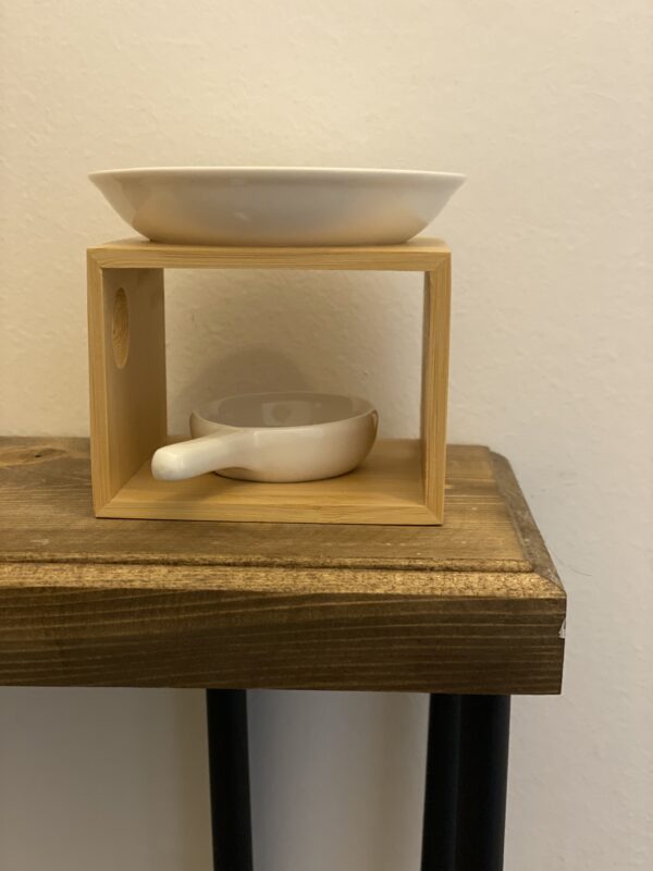Ceramic wooden Aroma reed Diffuser Candle Warmer for Fragrance in Home αρωματιστής καυστήρας