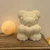 saint valentine's loving natural soy candle hearts teddy bear love φυτικό κερί σόγια άγιος βαλεντίνος ερωτευμένοι καρδιά αρκούδος αρκουδάκι