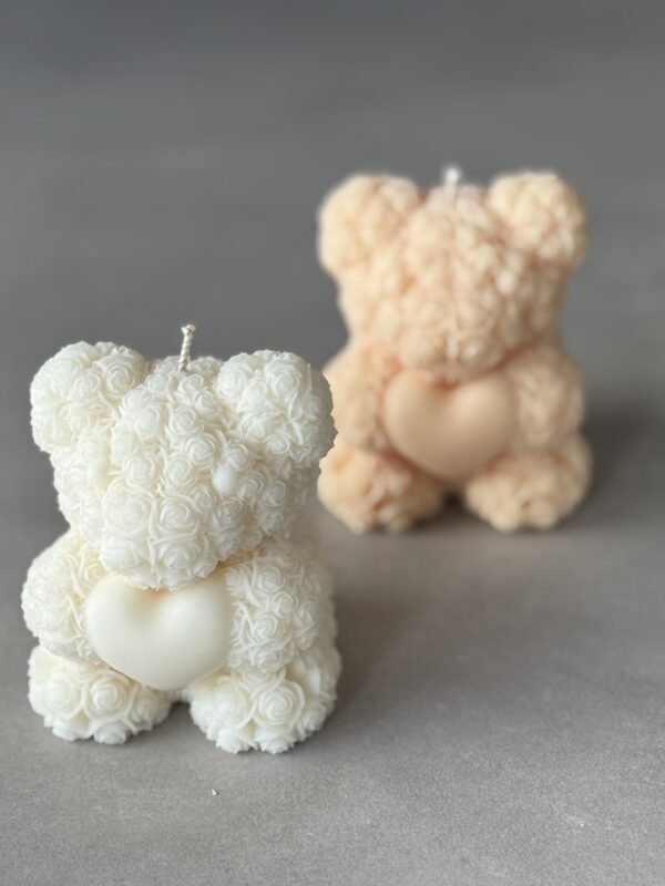 saint valentine's loving natural soy candle hearts teddy bear love φυτικό κερί σόγια άγιος βαλεντίνος ερωτευμένοι καρδιά αρκούδος αρκουδάκι