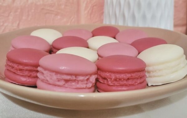 natural soy candle macaron φυτικό κερί σόγια μακαρόν