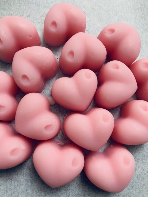 saint valentine's loving wax melts natural soy candle hearts love φυτικό κερί σόγια άγιος βαλεντίνος ερωτευμένοι καρδιά