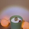 vase natural soy candle διακοσμητικό φυτικό κερί βαζάκι