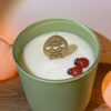 vase natural soy candle διακοσμητικό φυτικό κερί βαζάκι