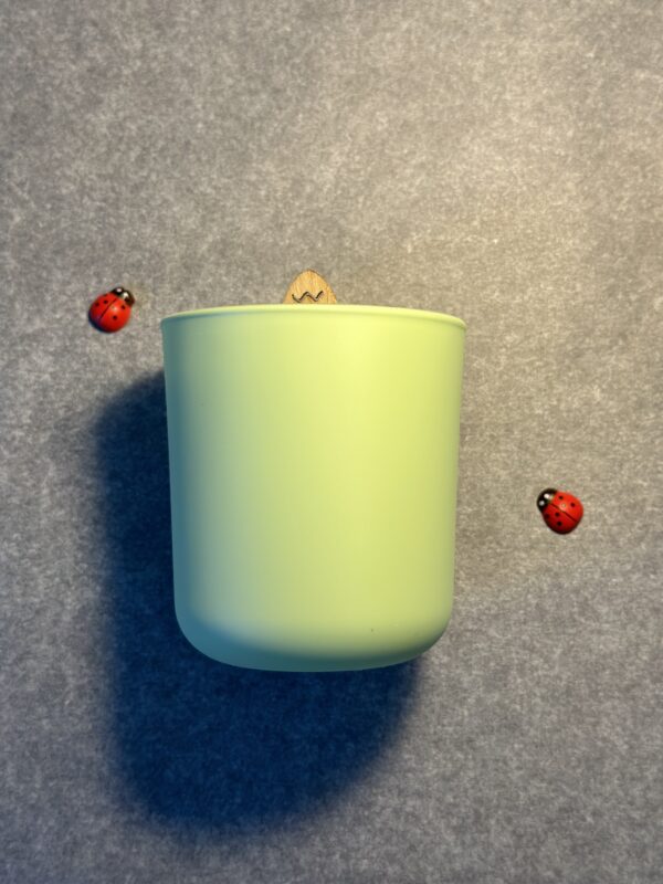 vase natural soy candle διακοσμητικό φυτικό κερί βαζάκι