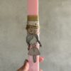 easter natural soy candle princess πριγκίπισσα πάσχα κοριτσίστικη κορίτσι λαμπάδα φυτικό κερί