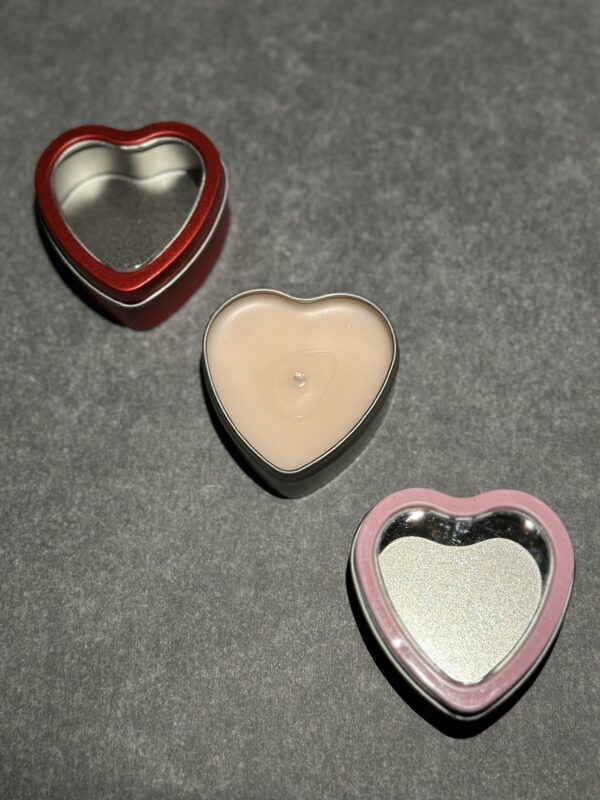 natural soy candle massage heart loving saint valentine φυτικό κερί σόγια μασάζ καρδιά ερωτευμένοι άγιος βαλεντίνος