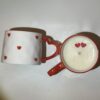 saint valentine's loving mug natural soy candle hearts love φυτικό κερί σόγια κούπα άγιος βαλεντίνος ερωτευμένοι καρδιά