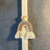 easter natural soy candle rainbow ουράνιο τόξο πάσχα λαμπάδα φυτικό κερί