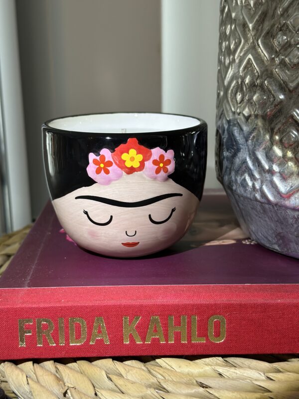frida kahlo natural soy candle φυτικό κερί διακοσμητικό