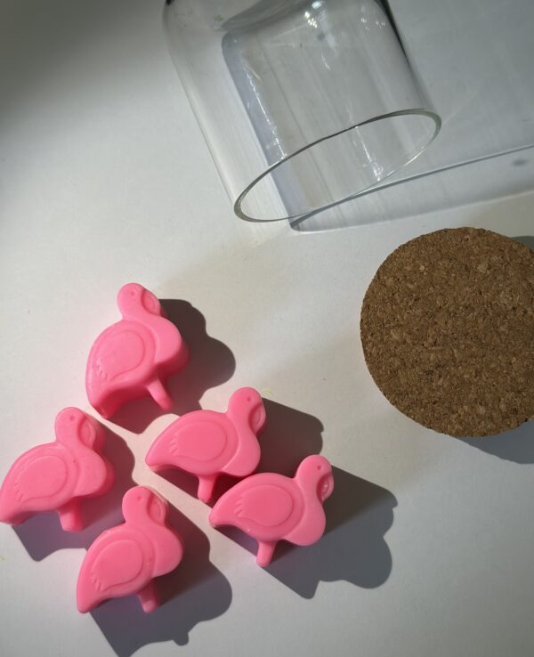 wax melts flamingo flamingos decorative natural soy candle candles φλαμίνγκο φυτικά κεριά διακοσμητικά