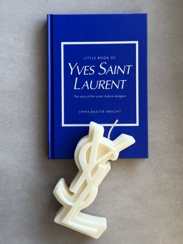 natural soy decorative candle luxury YSL φυτικό κερί σόγια