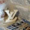 natural soy decorative candle luxury LV φυτικό κερί σόγια