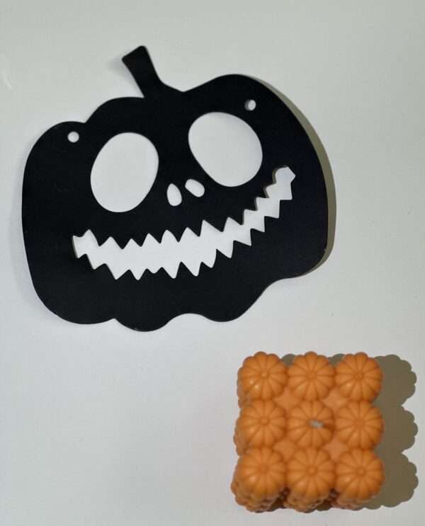 natural soy decorative candle halloween jack-o'lantern pumpkin φυτικό κερί σόγια τρομαχτικό κολοκύθα