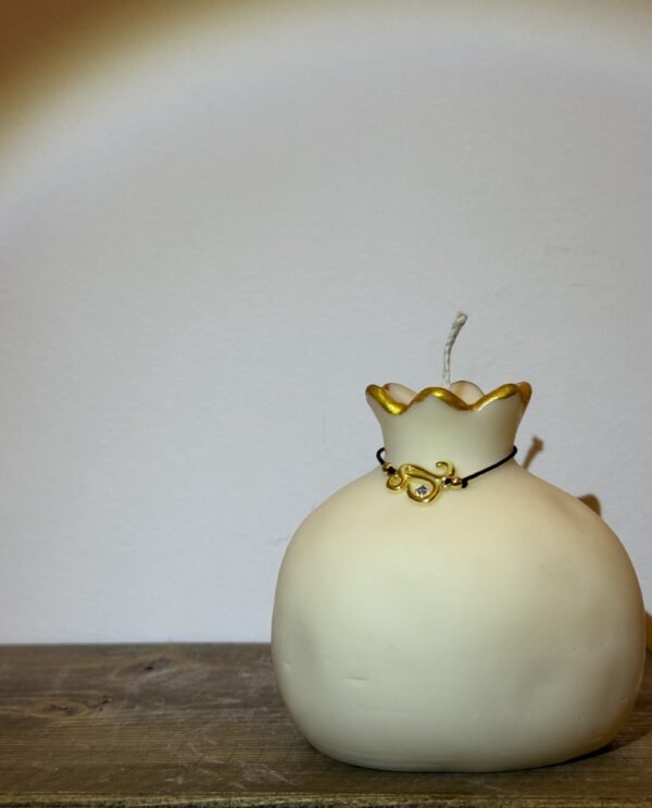 prosperity pomegranate soy wax candle 2026 lucky charm γούρι ρόδι σόγια κερί 2026
