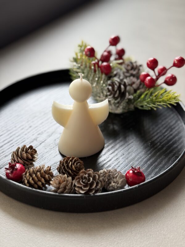 natural soy candle christmas gift φυτικό κερί σόγια χριστούγεννα δώρο angel αγγελάκι