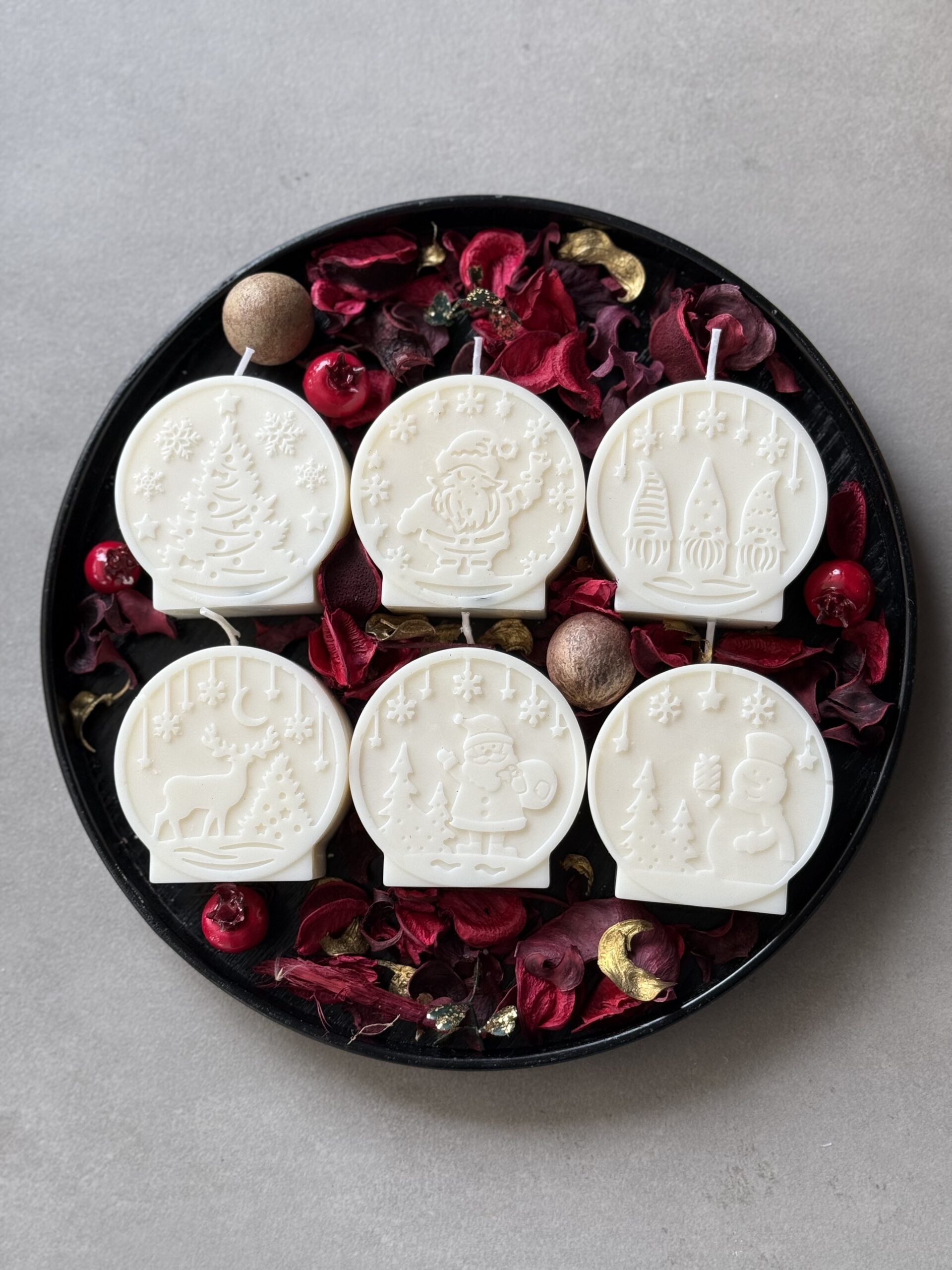 natural soy candle Christmas tree christmas gift φυτικό κερί σόγια χριστούγεννα δώρο