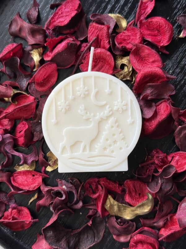 natural soy candle Christmas tree christmas gift φυτικό κερί σόγια χριστούγεννα δώρο