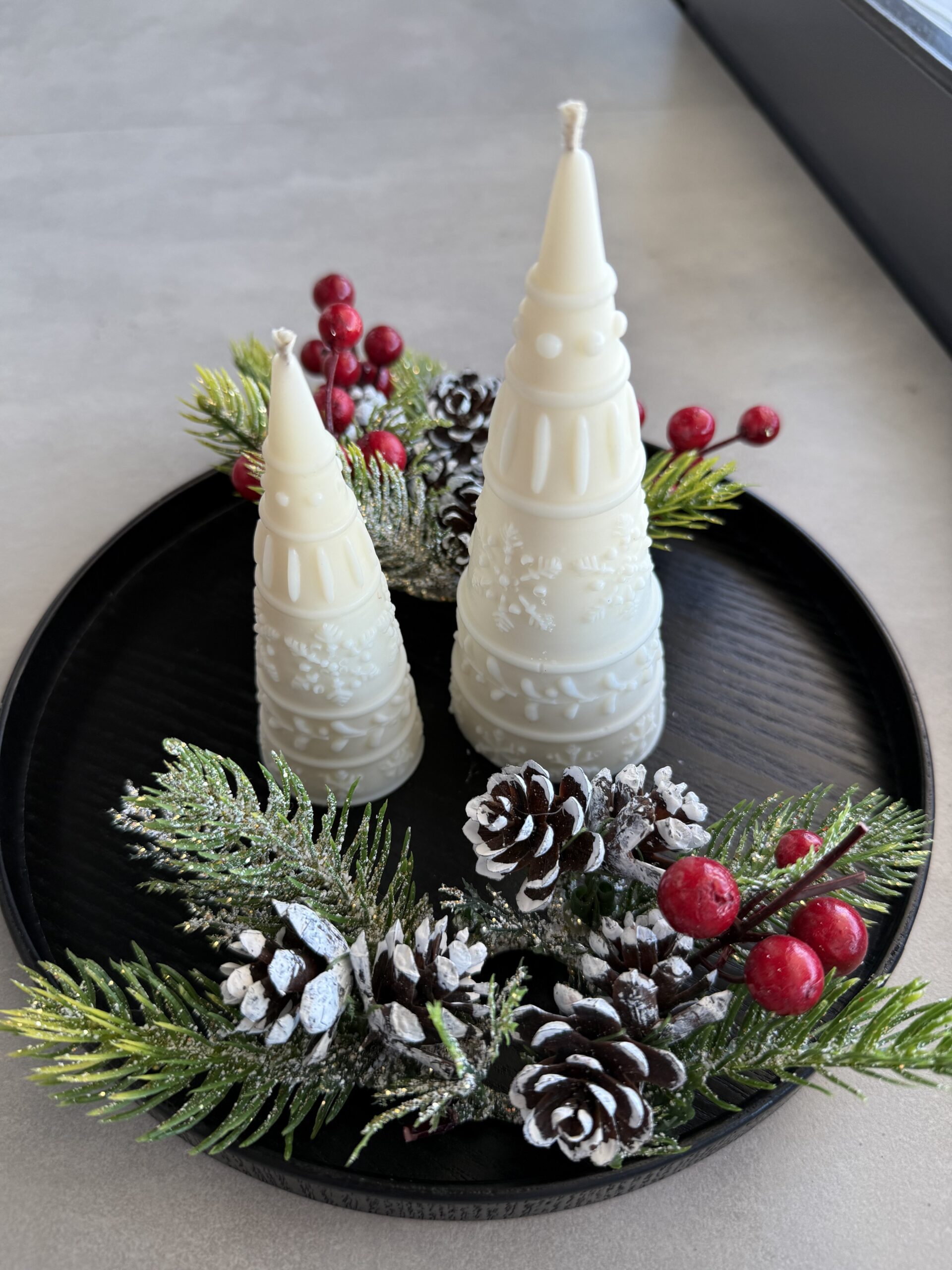 Merry moments christmas tree candles χριστουγεννιάτικο δέντρο κερί