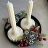 silent night natural soy candle christmas gift φυτικό κερί σόγια χριστούγεννα δώρο