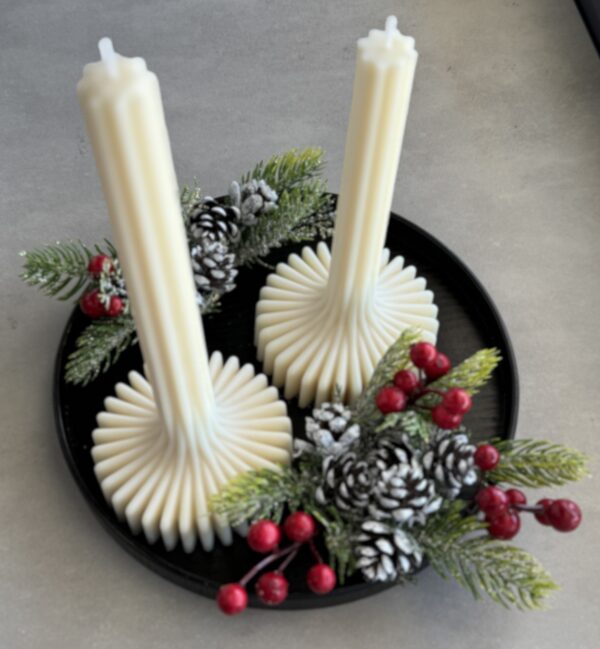 silent night natural soy candle christmas gift φυτικό κερί σόγια χριστούγεννα δώρο