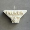 natural soy decorative candle luxury prada φυτικό κερί σόγια