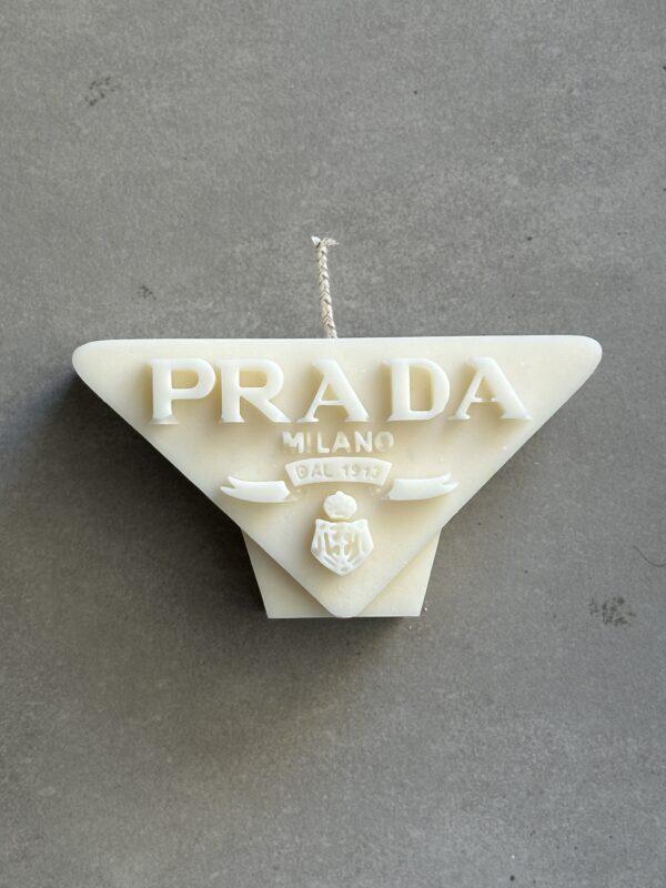 natural soy decorative candle luxury prada φυτικό κερί σόγια