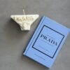 natural soy decorative candle luxury prada φυτικό κερί σόγια