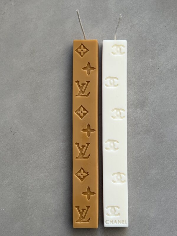 Luxury collection easter candle chanel prada LV YSL Dior Λαμπάδες για ενήλικες φυτικές Σανελ Ντιορ Πραντα Υβ σεντ λορεν Λουι Βιτον