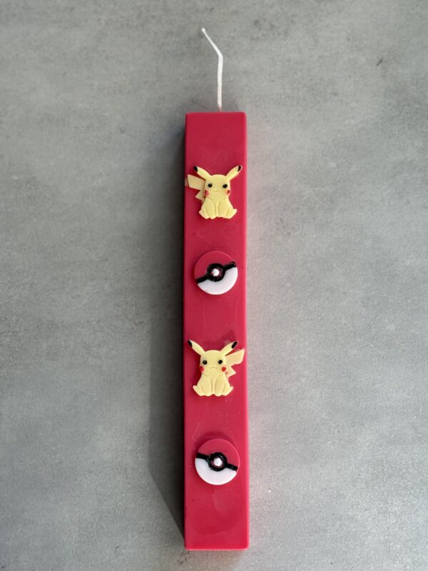 Pikachu Easter Candle pokemon pokeball gotta catch em all πικατσου λαμπαδα πασχα δωρο