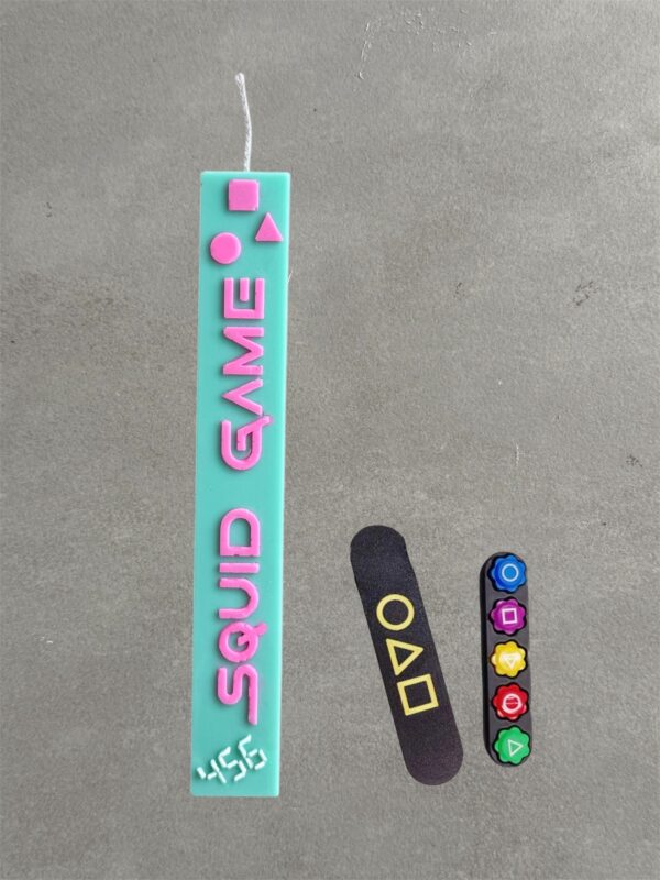 Squid Game Easter candle το παιχνίδι του Καλαμαριού σκουιντ γκεημ λαμπάδα Πάσχα