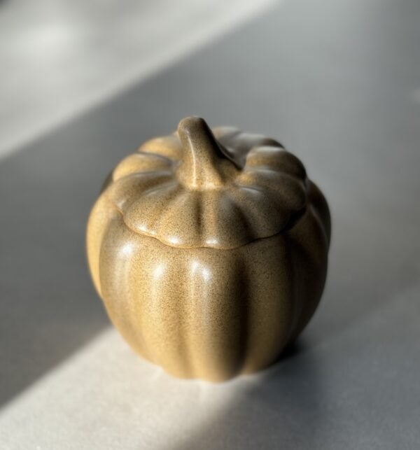 Soy wax jar container pumpkin scented handmade δοχείο κερί σόγια αρωματικό χειροποίητο κολοκύθα κεραμική