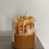 Soy wax jar container butterscotch cream scented handmade δοχείο κερί σόγια αρωματικό χειροποίητο καραμέλα βουτύρου