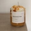 Soy wax jar container butterscotch cream scented handmade δοχείο κερί σόγια αρωματικό χειροποίητο καραμέλα βουτύρου