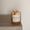 Soy wax jar container butterscotch cream scented handmade δοχείο κερί σόγια αρωματικό χειροποίητο καραμέλα βουτύρου