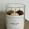 Soy wax jar container pumpkin scented handmade δοχείο κερί σόγια αρωματικό χειροποίητο κολοκύθα