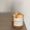 Soy wax jar container butterscotch cream scented handmade δοχείο κερί σόγια αρωματικό χειροποίητο καραμέλα βουτύρου