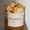 Soy wax jar container butterscotch cream scented handmade δοχείο κερί σόγια αρωματικό χειροποίητο καραμέλα βουτύρου
