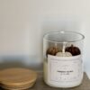 Soy wax jar container pumpkin scented handmade δοχείο κερί σόγια αρωματικό χειροποίητο κολοκύθα