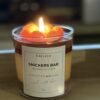 Soy wax jar container snickers peanuts peanutbutter scented handmade δοχείο κερί σόγια αρωματικό χειροποίητο σνικερς φυστικι φυστικοβούτυρο