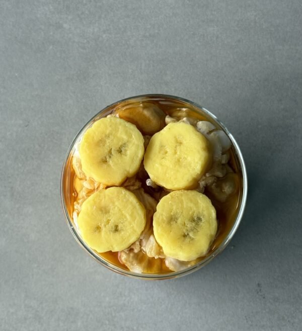 Soy wax jar container banoffee pie banana scented handmade δοχείο κερί σόγια αρωματικό χειροποίητο μπανοφι μπανάνα