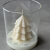 soy wax natural christmas tree candle φυσικο κερι σογια χριστουγεννιατικο δεντρο