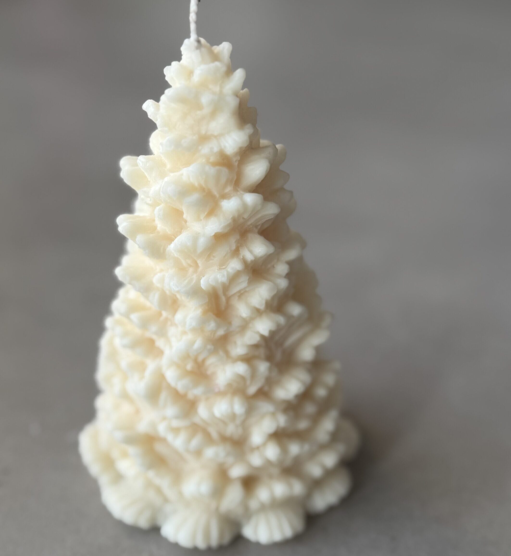 soy wax natural christmas tree candle φυσικο κερι σογια χριστουγεννιατικο δεντρο