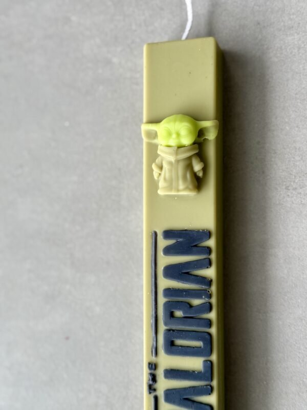 the mandalorian grogu the child lampada natural soy candle κερί πασχαλινή λαμπάδα πάσχα φυτικό κερί μανταλοριαν γκρογκου