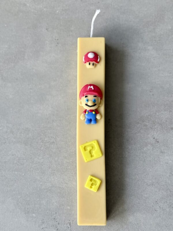 natural candle lampada easter super mario it's-a-me Mario bros λαμπαδα πασχα φυτικο κερι σογια σουπερ μαριο σουπερμαριο