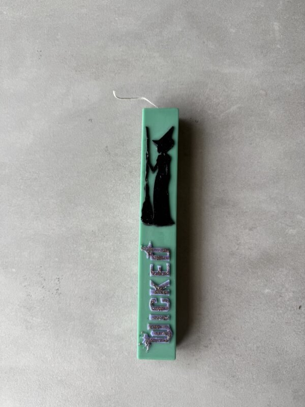 Wicked for good natural candle soy lampada witch elphaba galinda γουικεντ λαμπαδα πασχα φυτικο κερι σογια ελφαμπα γκαλιντα