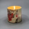 soy wax natural candle in container origami blossom spring summer φυσικο κερι σογια οριγκαμι δοχειο για τσαι